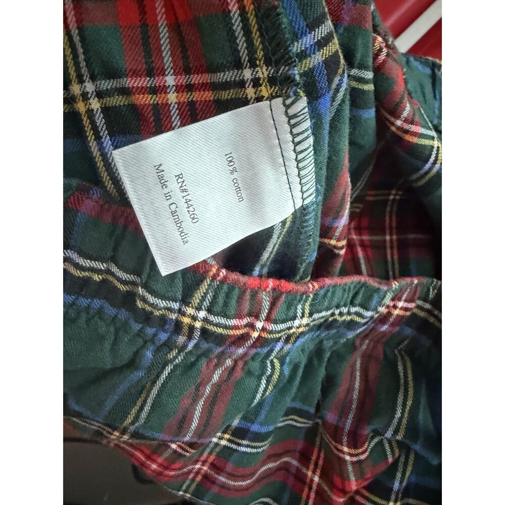 PETITE PLUME Women's Brushed Twill Pajama In Kensington Tartan Sz M $118 NWT - Picture 6 of 13